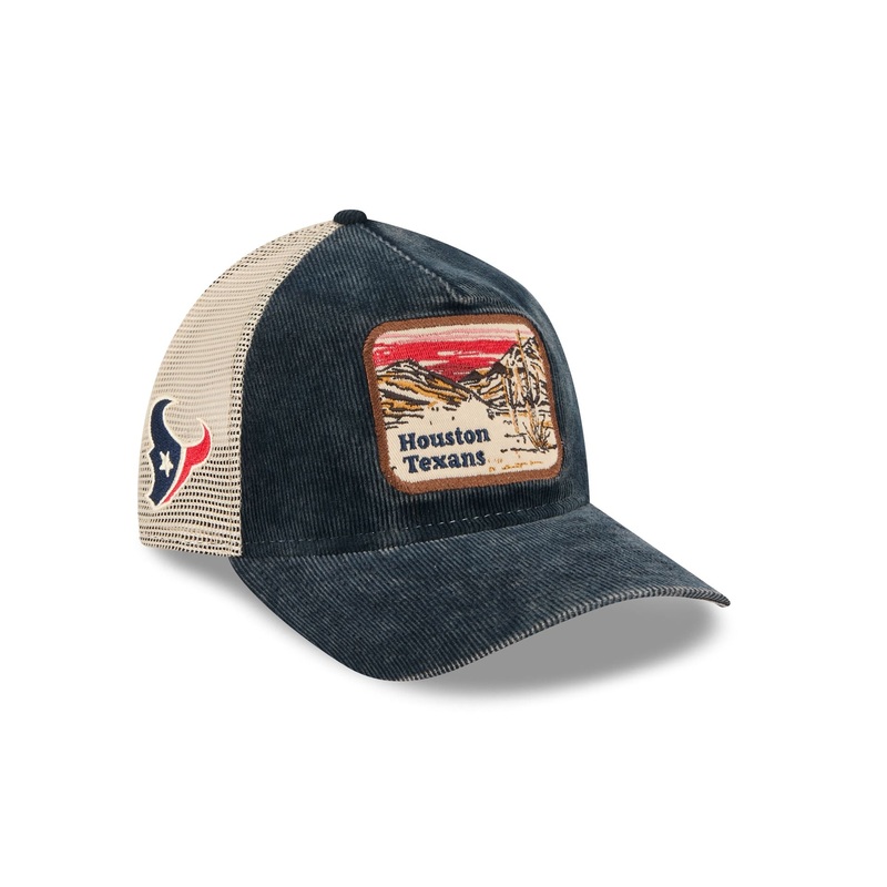 Houston Texans Vintage Landscape 9TWENTY A-Frame Trucker Hat One Size