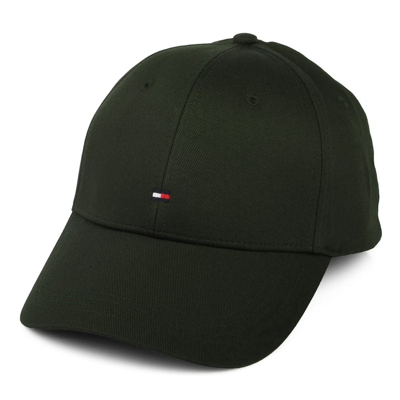 Tommy Hilfiger Hats Classic Baseball Cap – Army Green Adjustable