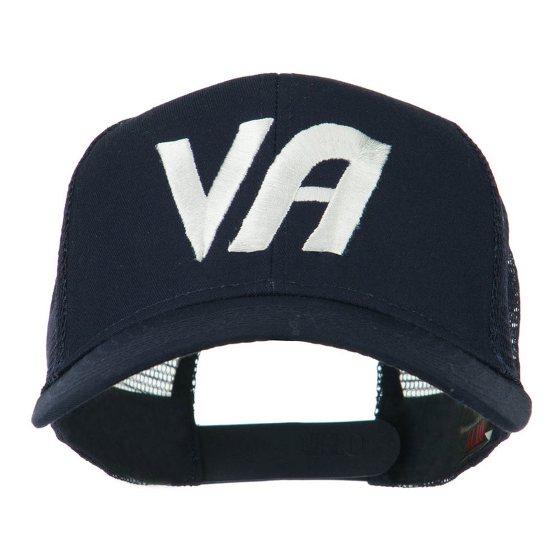 VA Virginia State Embroidered Cap Navy One Size