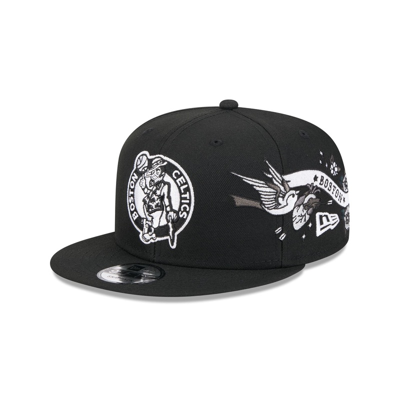 Boston Celtics City Art 9FIFTY Snapback Hat One Size