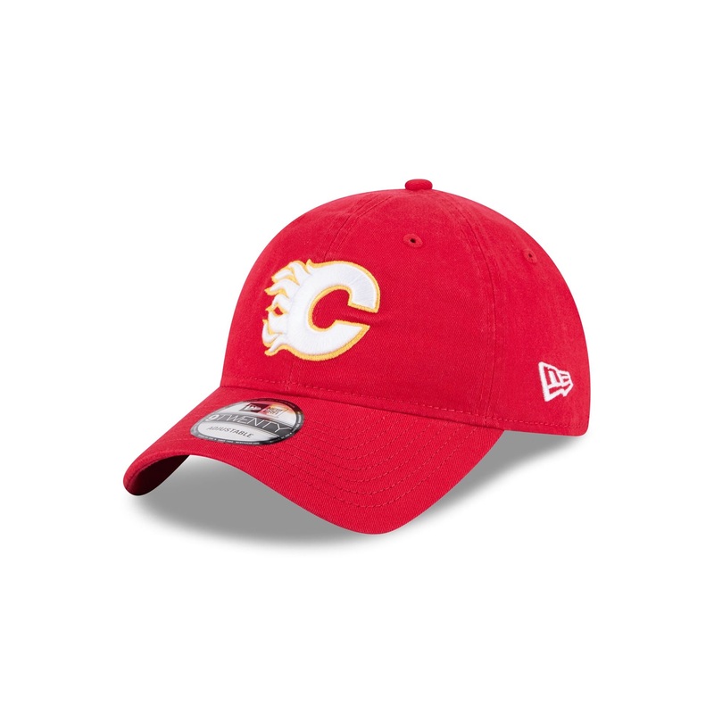 Calgary Flames Team Tag 9TWENTY Adjustable Hat One Size