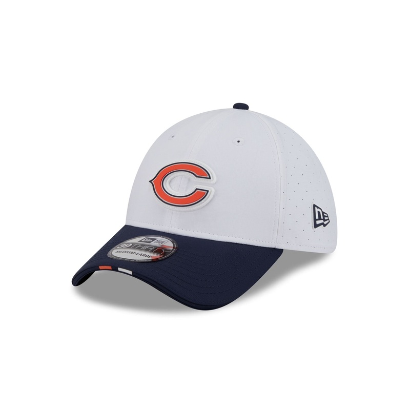 Chicago Bears 2025 Training 39THIRTY Stretch Fit Hat S/M