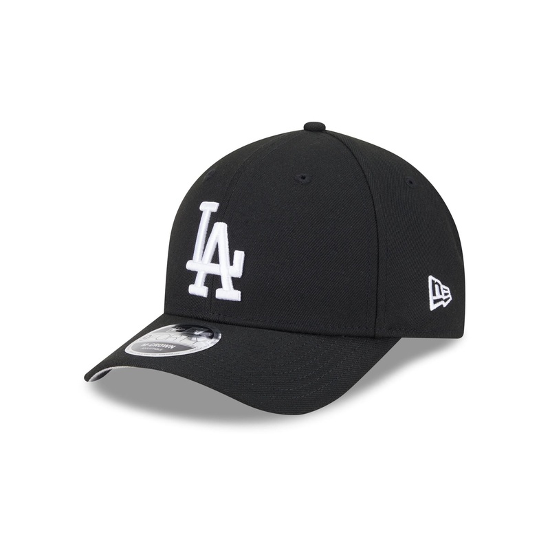 Los Angeles Dodgers Black Authentic Collection 9FORTY M-Crown Snapback Hat One Size