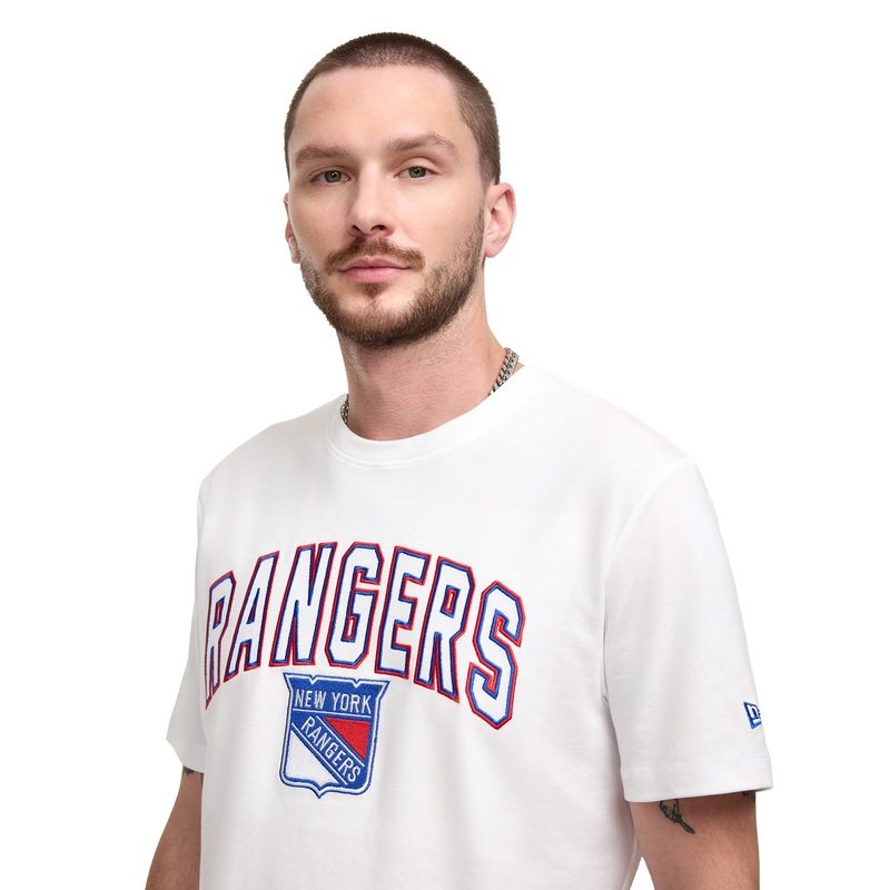 New York Rangers Throwback White T-Shirt S