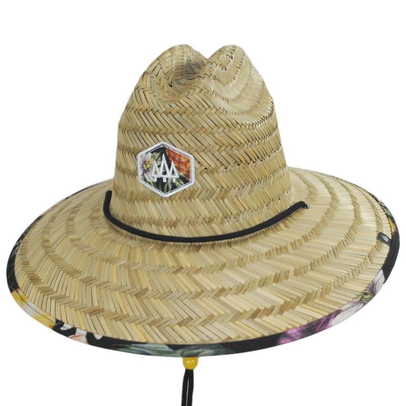 Nightcap Rush Straw Lifeguard Hat NATURAL ONE SIZE FITS MOST