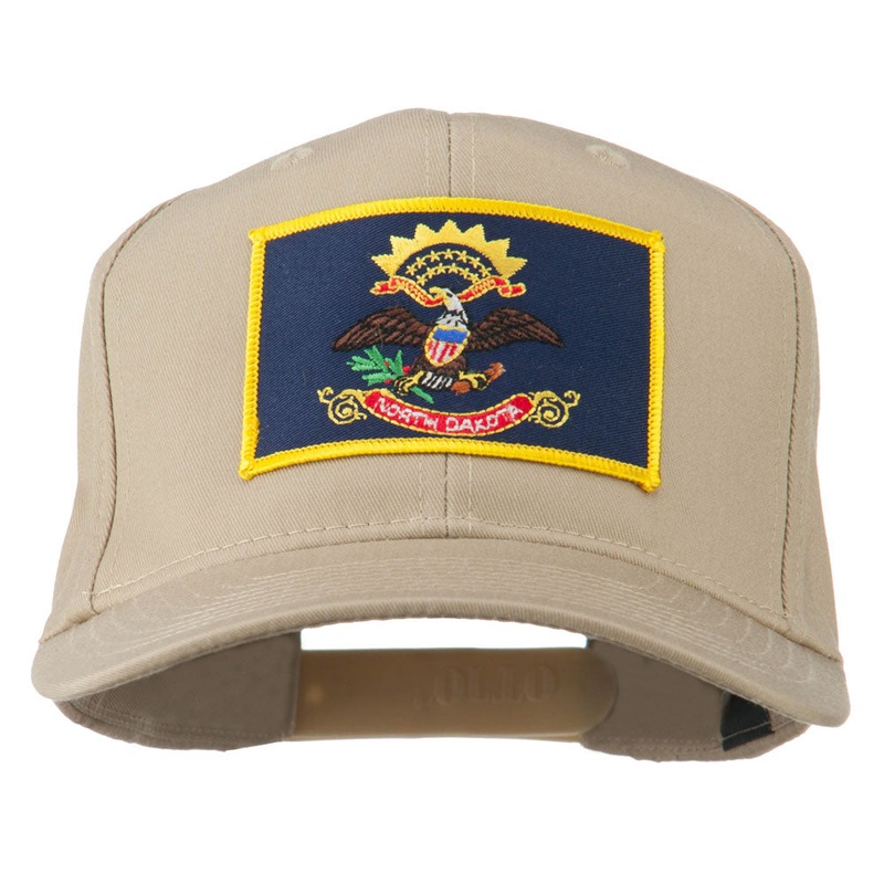 North Dakota State High Profile Patch Cap Khaki One Size