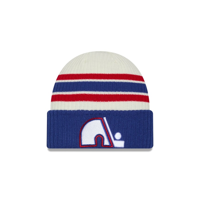Quebec Nordiques Vintage Ribbed Beanie One Size