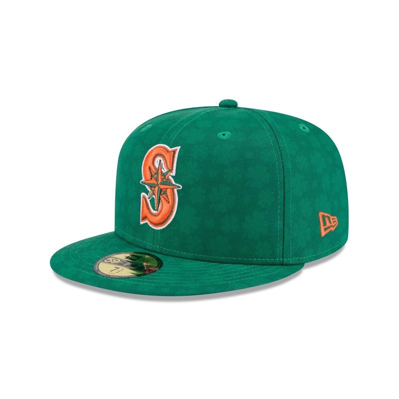 Seattle Mariners St. Patrick’s Day 2025 59FIFTY Fitted Hat 7