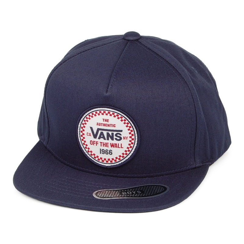 Vans Hats Kids Checker 66 Snapback Cap – Blue CHILD ADJ.