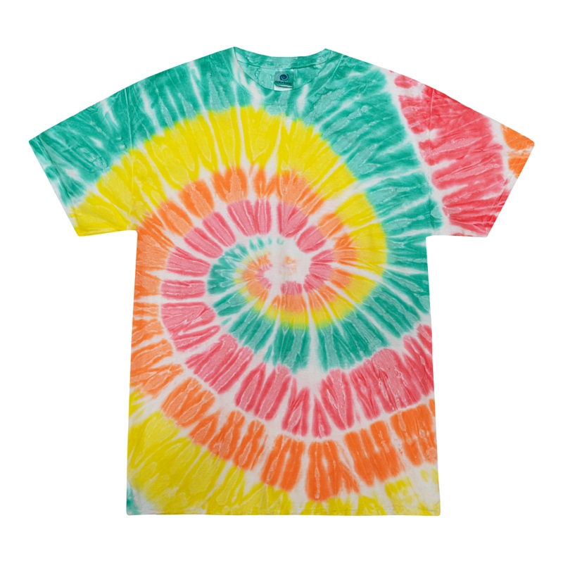 Colortone 1000 Multi-Color Tie-Dyed T-Shirt – Citrus Citrus S