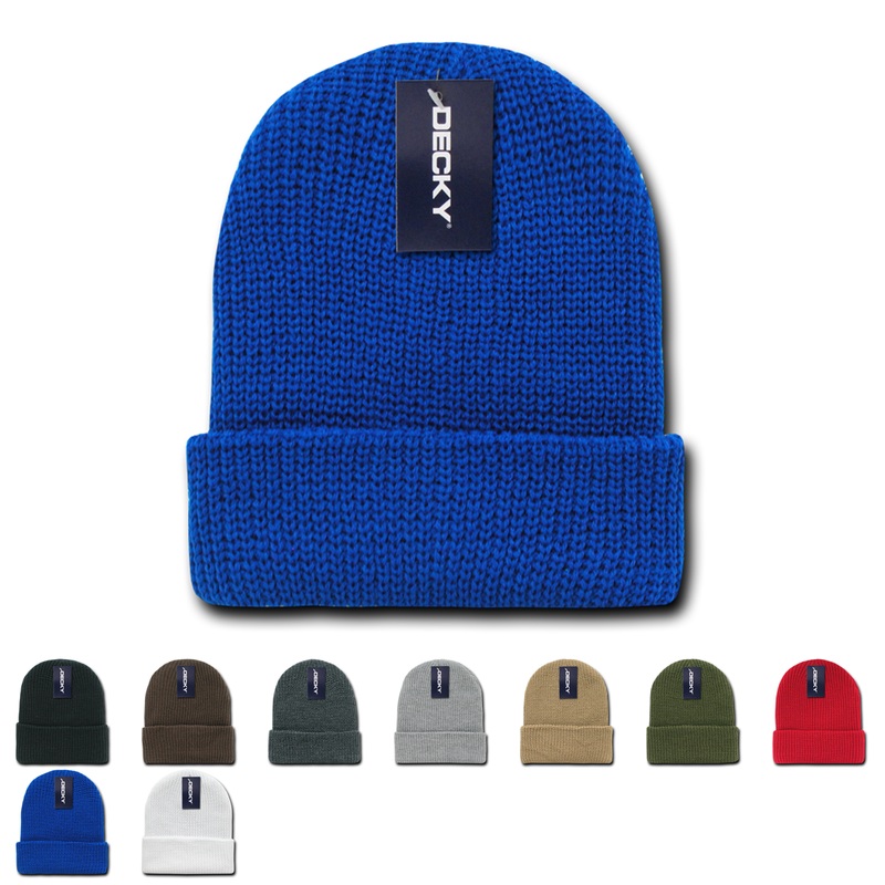 Decky 600 – GI Watch Cap, Knit Beanie – 600 Black
