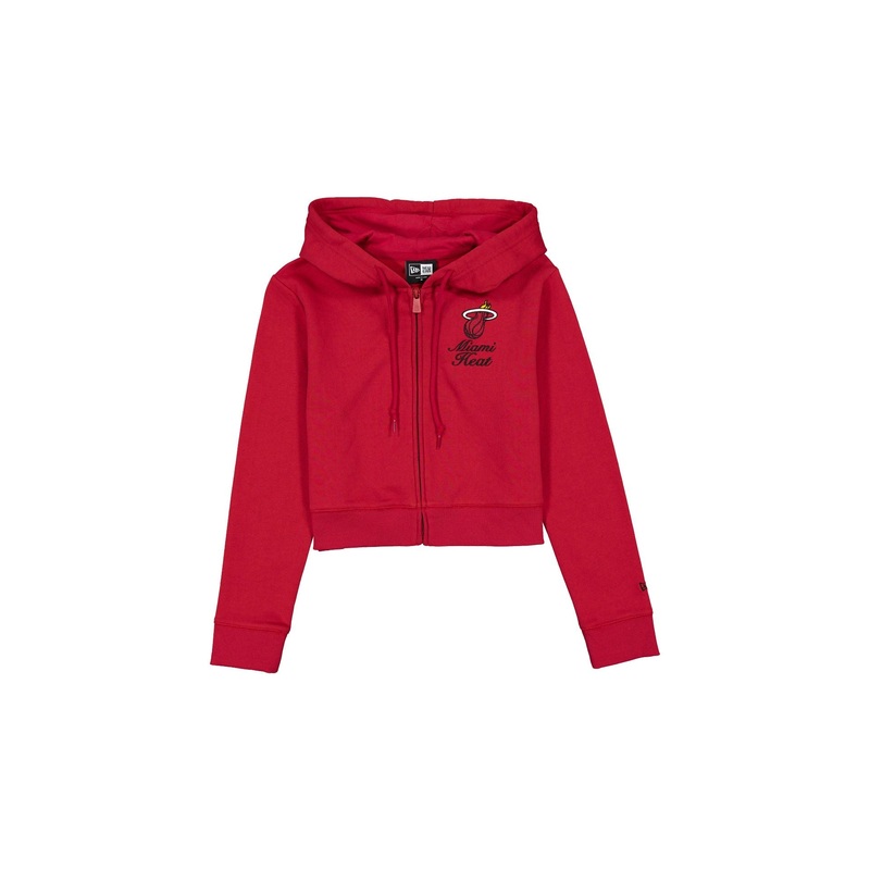 Miami Heat Game Day Cropped Women’s Zipper Hoodie XS