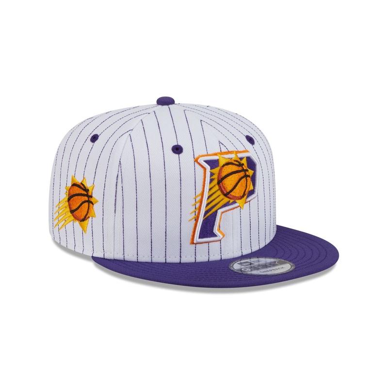 Phoenix Suns Deceptor Pinstripe 9FIFTY Snapback Hat One Size