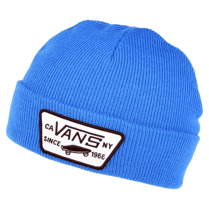 Vans Hats Kids Milford Beanie Hat – Blue Kids – 1-Size