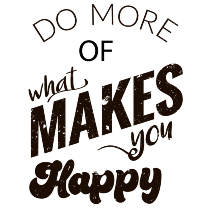 Black Do What Makes You Happy Default Title One Size