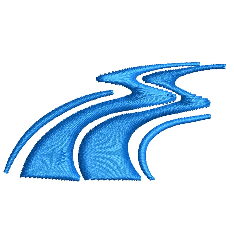 Blue River Illustration Blue River Illustration One Size
