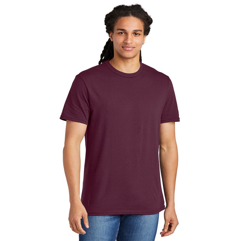 District DT5000 The Concert Tee – Maroon Maroon XS