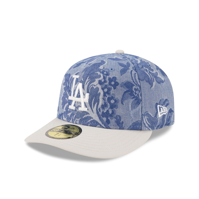 Los Angeles Dodgers Two-Tone Denim 59FIFTY Fitted Hat 7