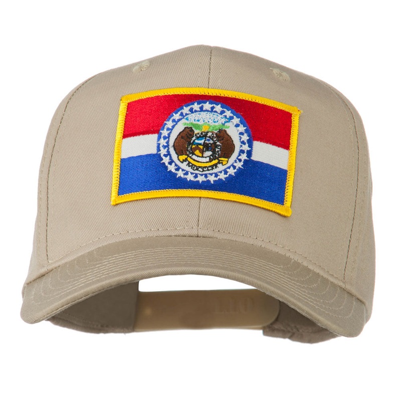 Missouri State High Profile Patch Cap Khaki One Size