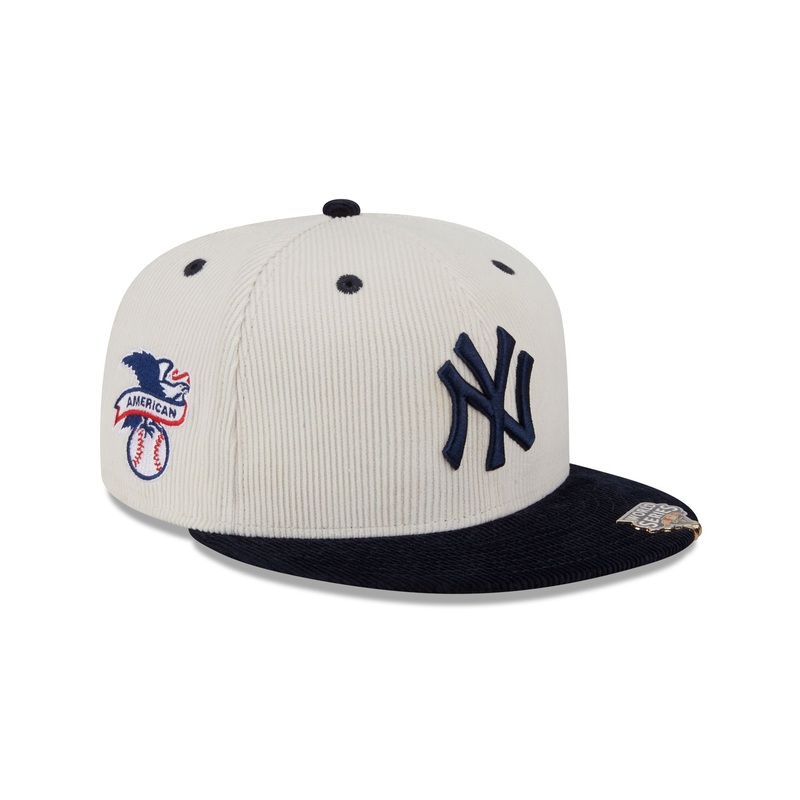 New York Yankees Two Tone Cord 59FIFTY Fitted Hat 7