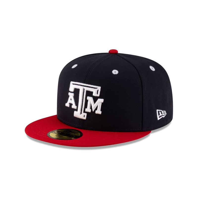 Texas A&M Aggies Red White & Blue 59FIFTY Fitted Hat 7