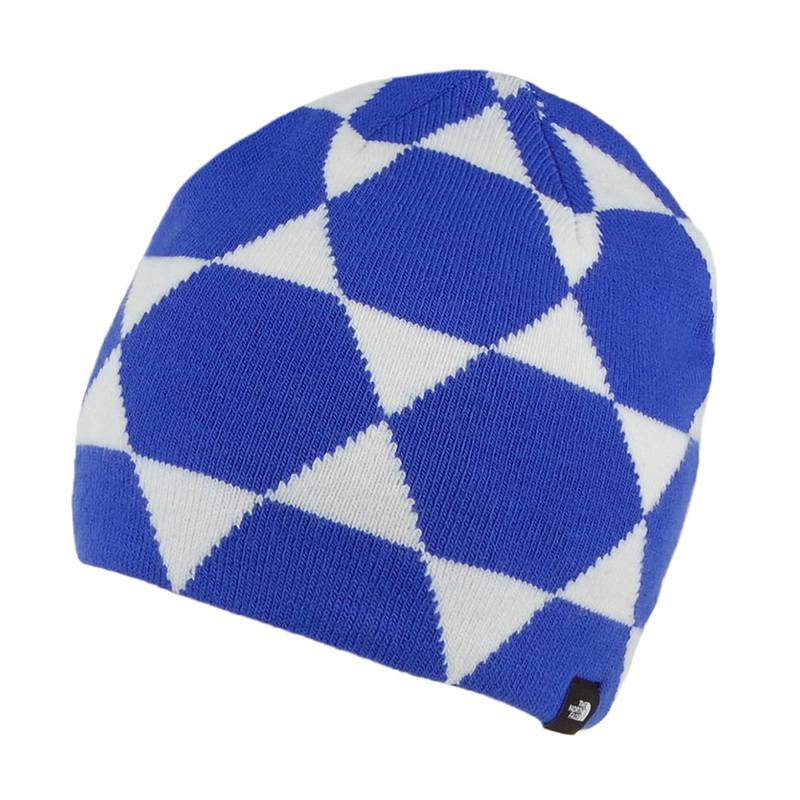 The North Face Hats Alpine Beanie Hat – Blue-White 1-Size
