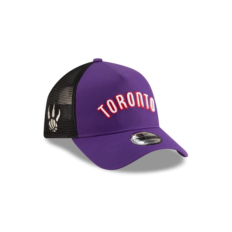 Toronto Raptors Classic Edition 9FORTY A-Frame Trucker Hat One Size