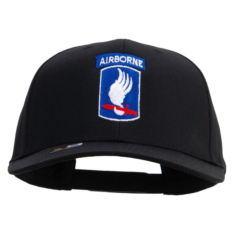 173rd Airborne Brigade Combat Team Embroidered Solid Cotton Twill Pro Style Cap Black One Size