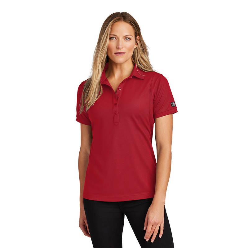 OGIO LOG101 Jewel Polo – Signal Red Signal Red XS