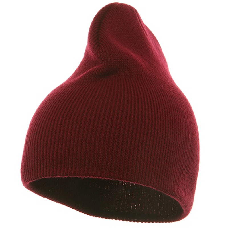 Short Beanie Brown One Size