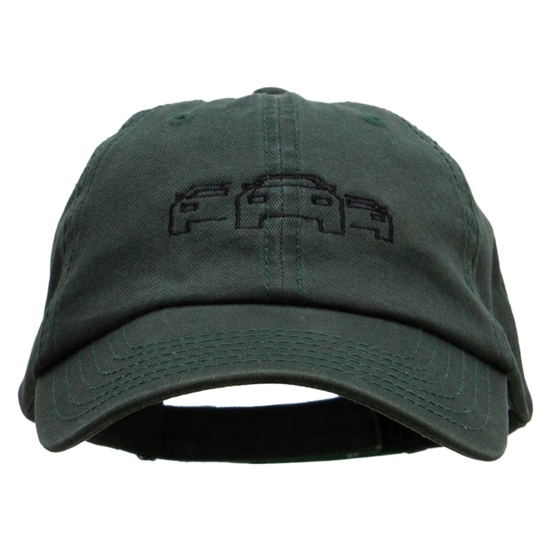 SpeedRacer Embroidered Deluxe Washed Twill Cap Dk Green One Size