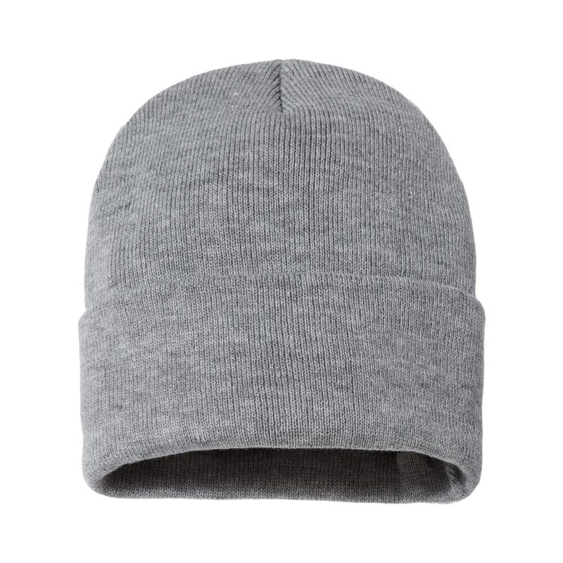 Sportsman SP12SL – Sherpa Lined 12″ Cuffed Beanie, Knit Cap Black