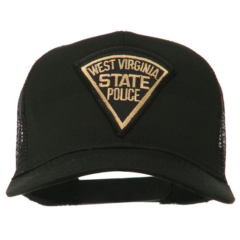 West Virginia State Police Patched Mesh Cap Black One Size