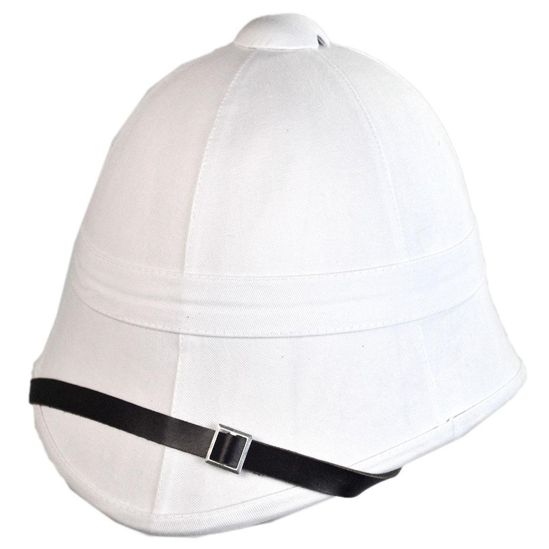 Wholesale British Foreign Service Zulu War Pith Helmet B2B Pre-Pack WHITE (6) S/M/L, (6) L/XL/XXL