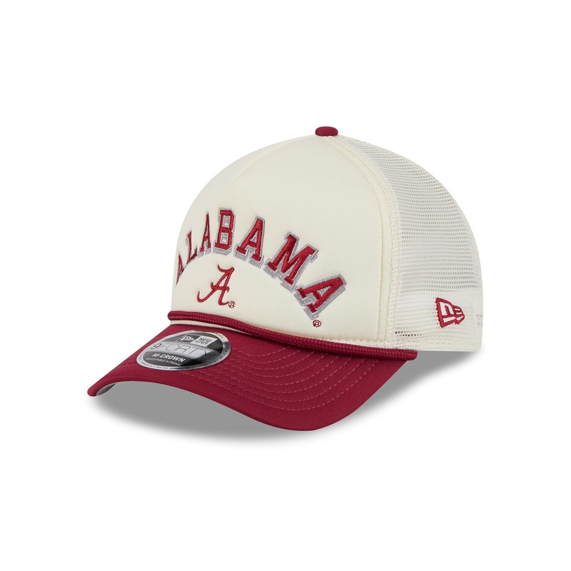 Alabama Crimson Tide Chrome Arch 9FORTY M-Crown A-Frame Trucker Hat One Size