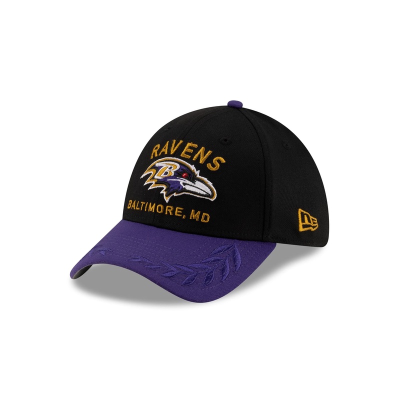 Baltimore Ravens 2025 Draft 39THIRTY Stretch Fit Hat S/M