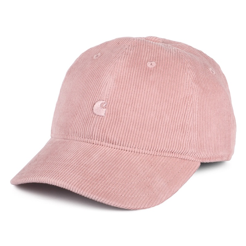 Carhartt WIP Hats Harlem Corduroy Tonal Baseball Cap – Rose Adjustable