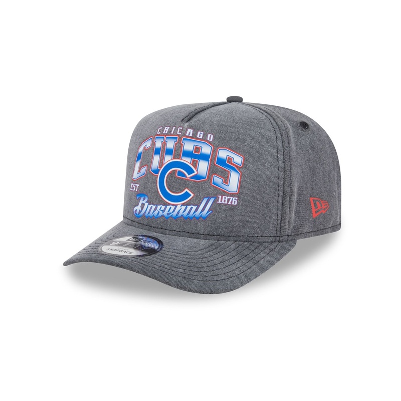 Chicago Cubs Washed 9FIFTY A-Frame Snapback Hat One Size