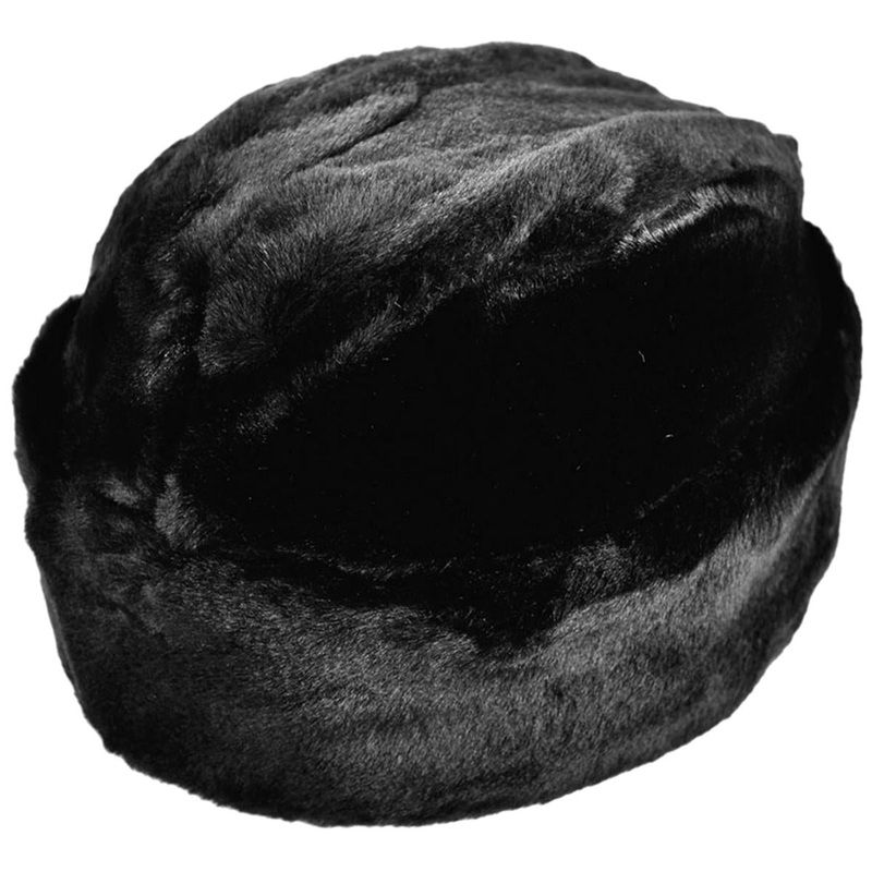 Cossack Faux Fur Hat BLACK S