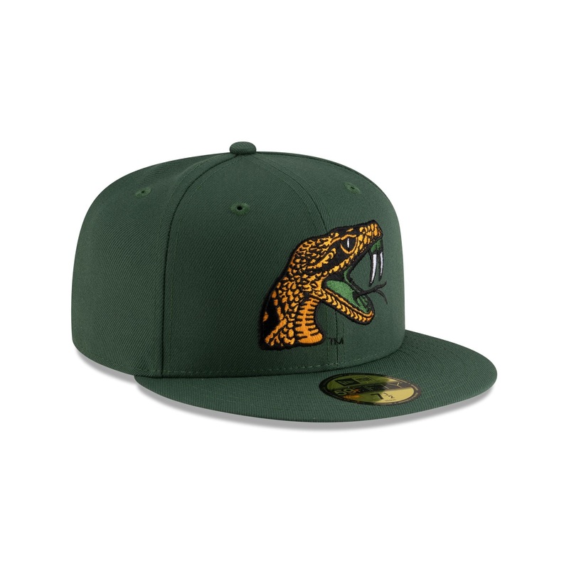 Famu Rattlers Green 59FIFTY Fitted Hat 7