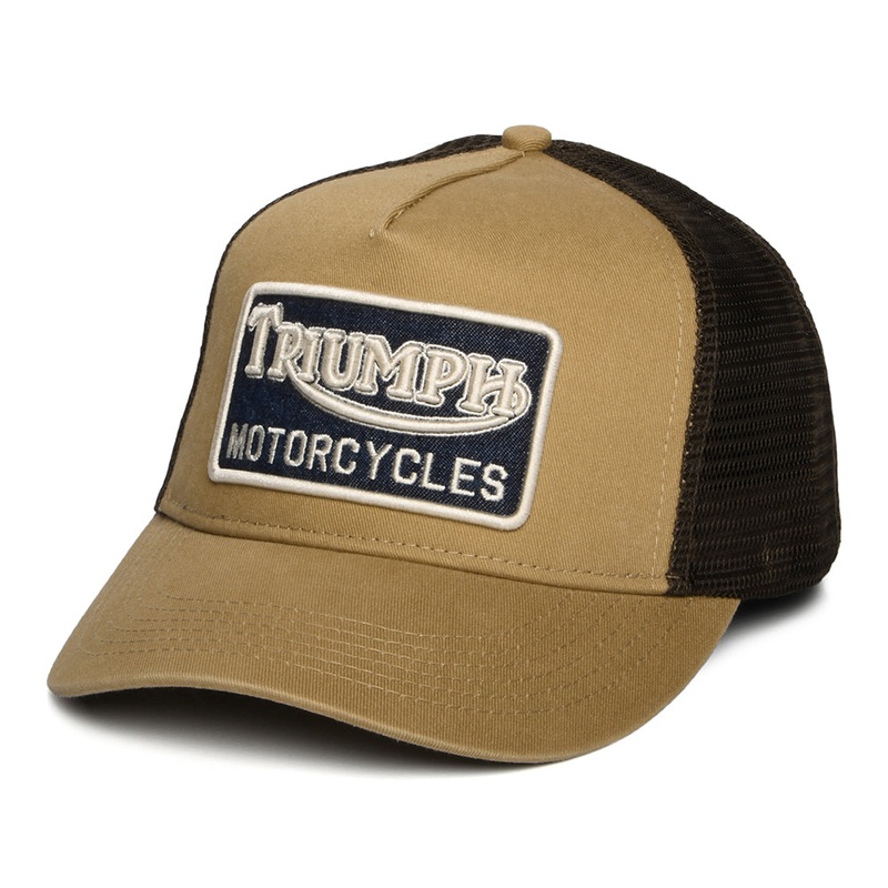 Triumph Motorcycles Hunter Trucker Cap – Fawn Adjustable