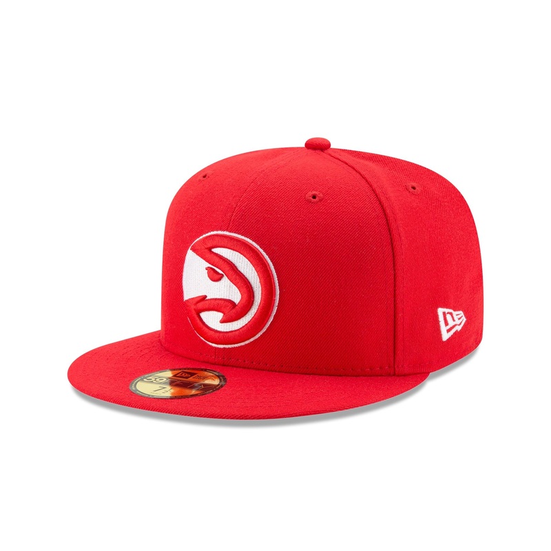 Atlanta Hawks Basic 59FIFTY Fitted Hat 6 7/8