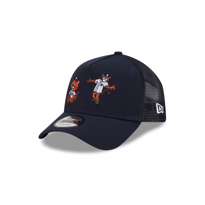 Detroit Tigers Generation Mascots 9FORTY A-Frame Trucker Hat One Size
