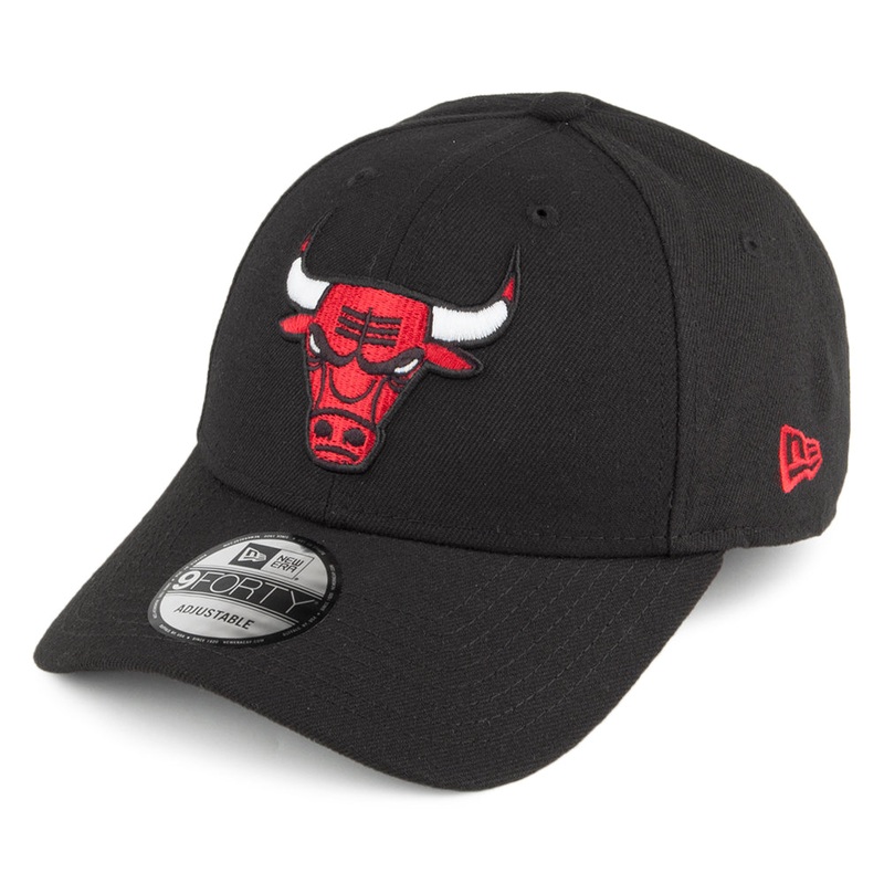 New Era 9FORTY Chicago Bulls Baseball Cap – NBA The League – Black Adjustable