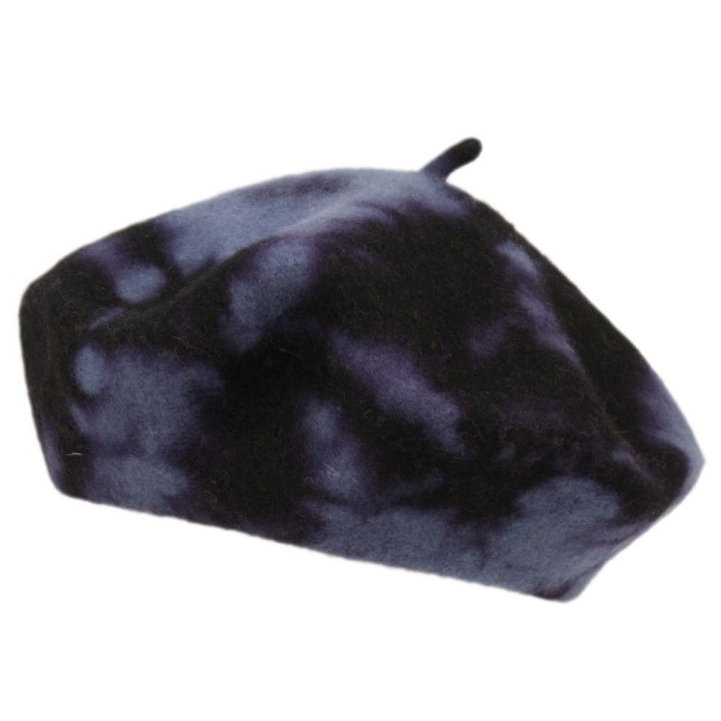 Unisex Mixed Color Wool French Beret – Angela & William Mixed Navy OS