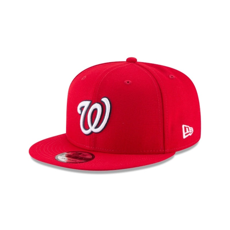 Washington Nationals Team Color Basic 9FIFTY Snapback Hat One Size